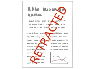 A retracted paper title page example