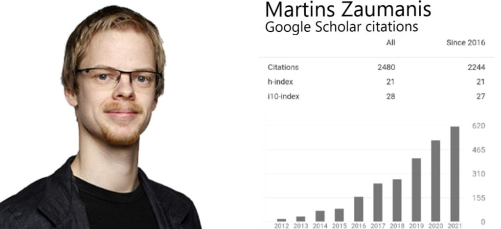 Martins Zaumanis citation count Google Scholar