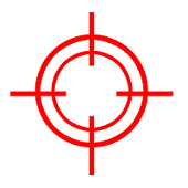 A symbol of a target