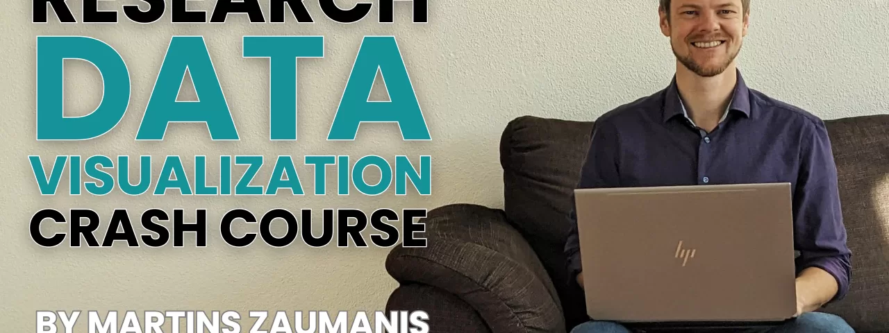 Martins Zaumanis preparing a research data visualization